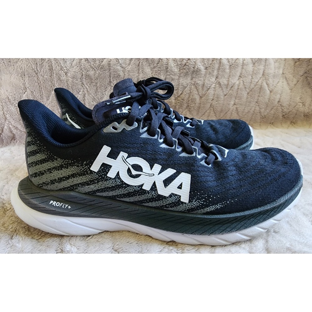 Hoka Mach 5 Black Castlerock Running Shoes Womens 8.5 B